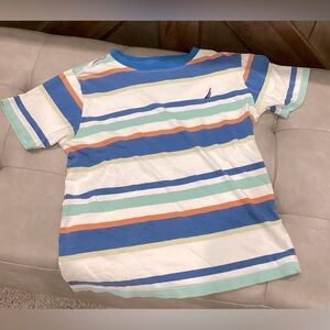 Boys Nautica Multi Colored Striped T Shirt